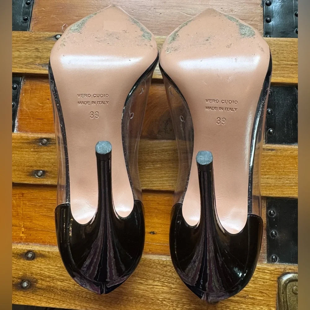 Vicedomini Black Stiletto Heels